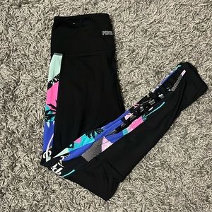 PINK Victoria’s Secret Ultimate Strappy Cut Out Leggings - S